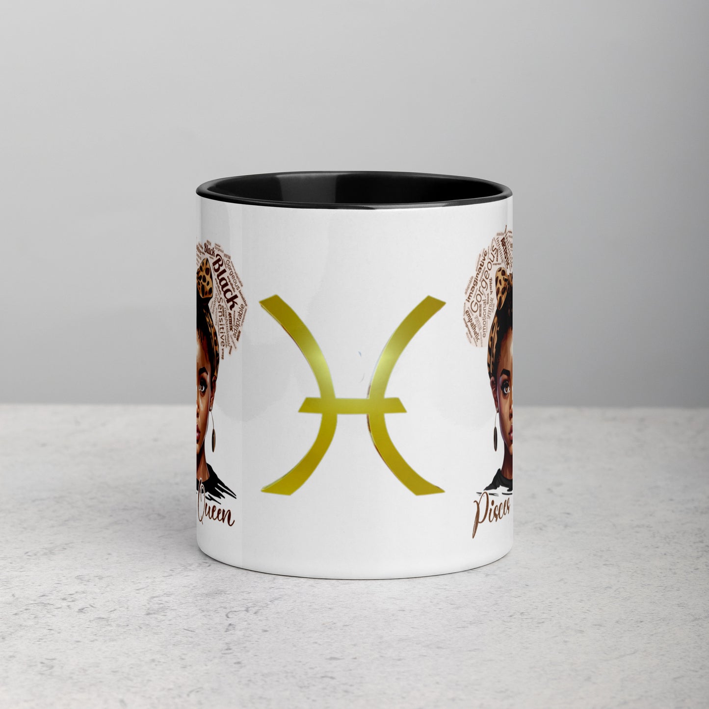 Pisces Zodiac Queen Mug