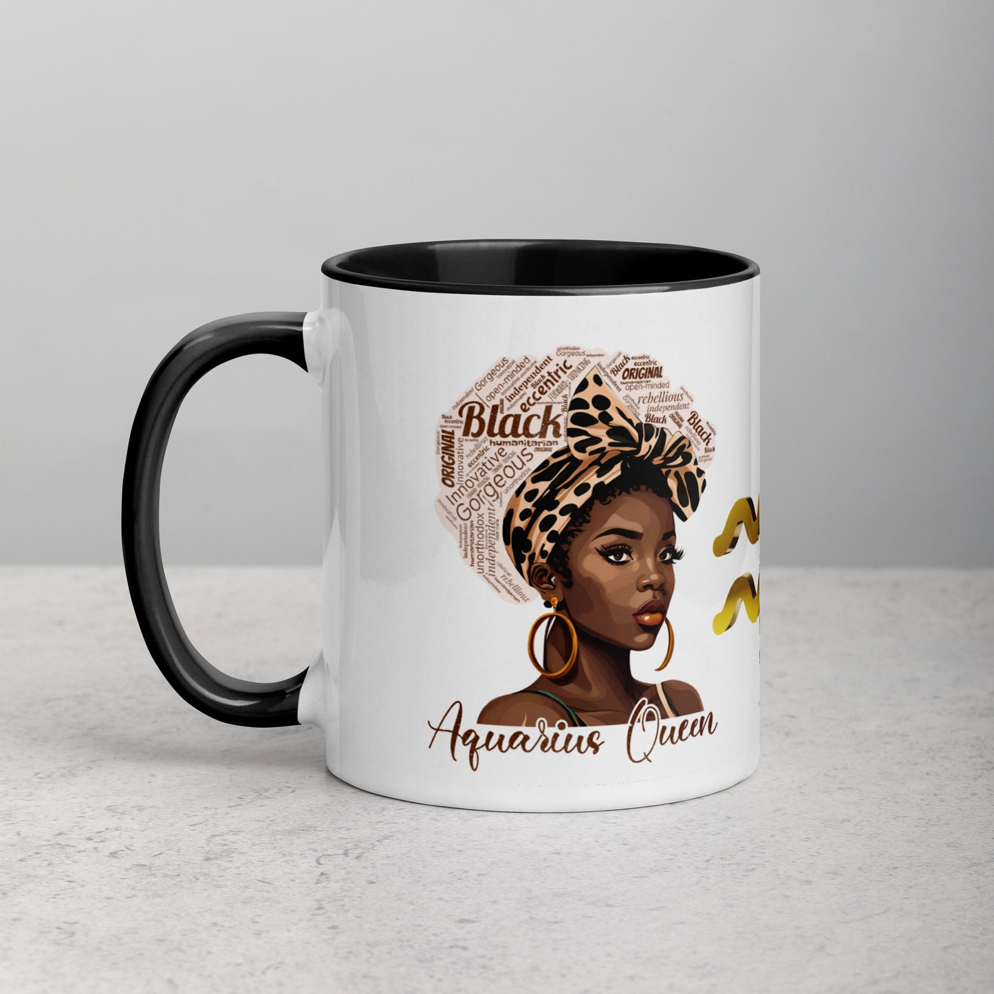 Aquarius Zodiac Queen Mug