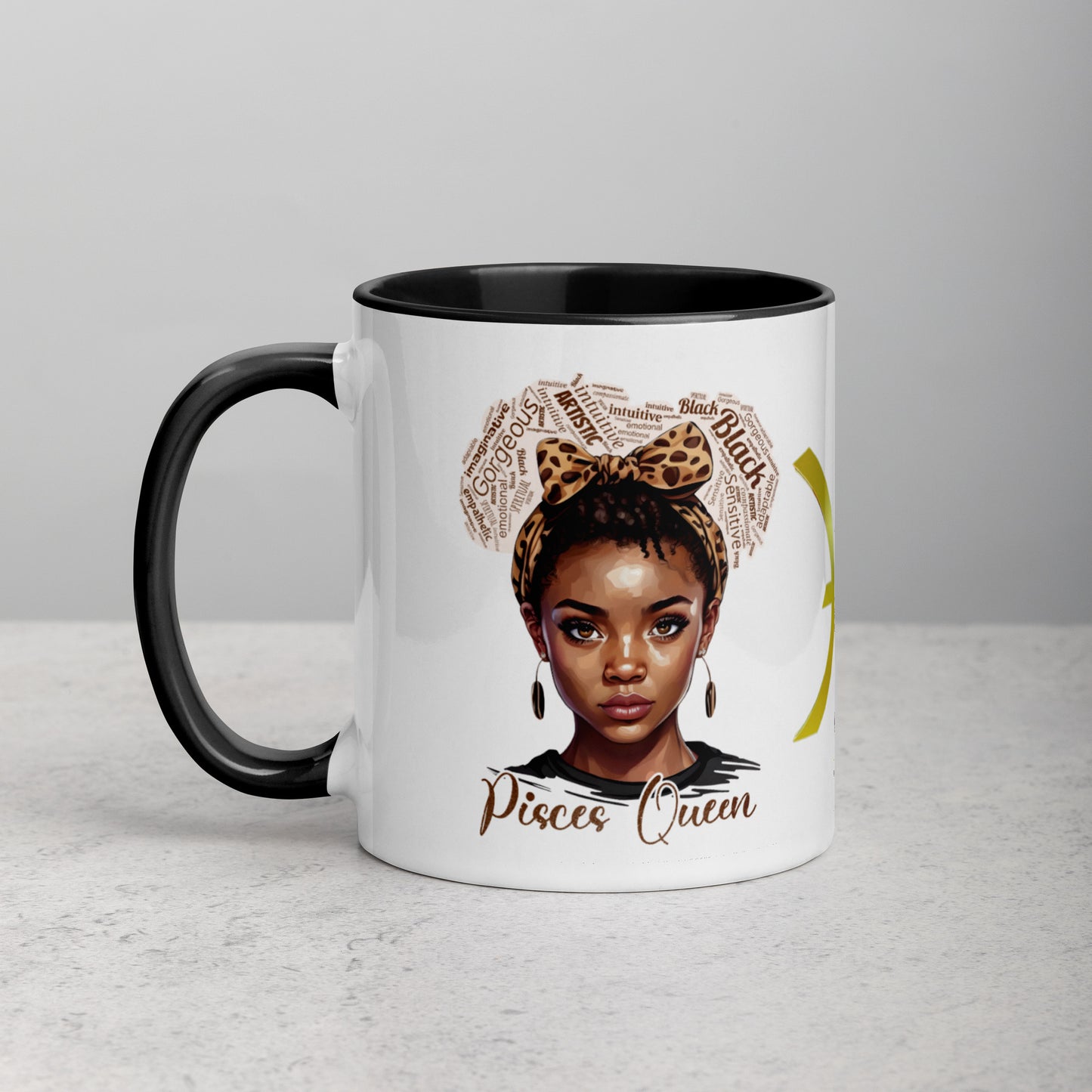 Pisces Zodiac Queen Mug