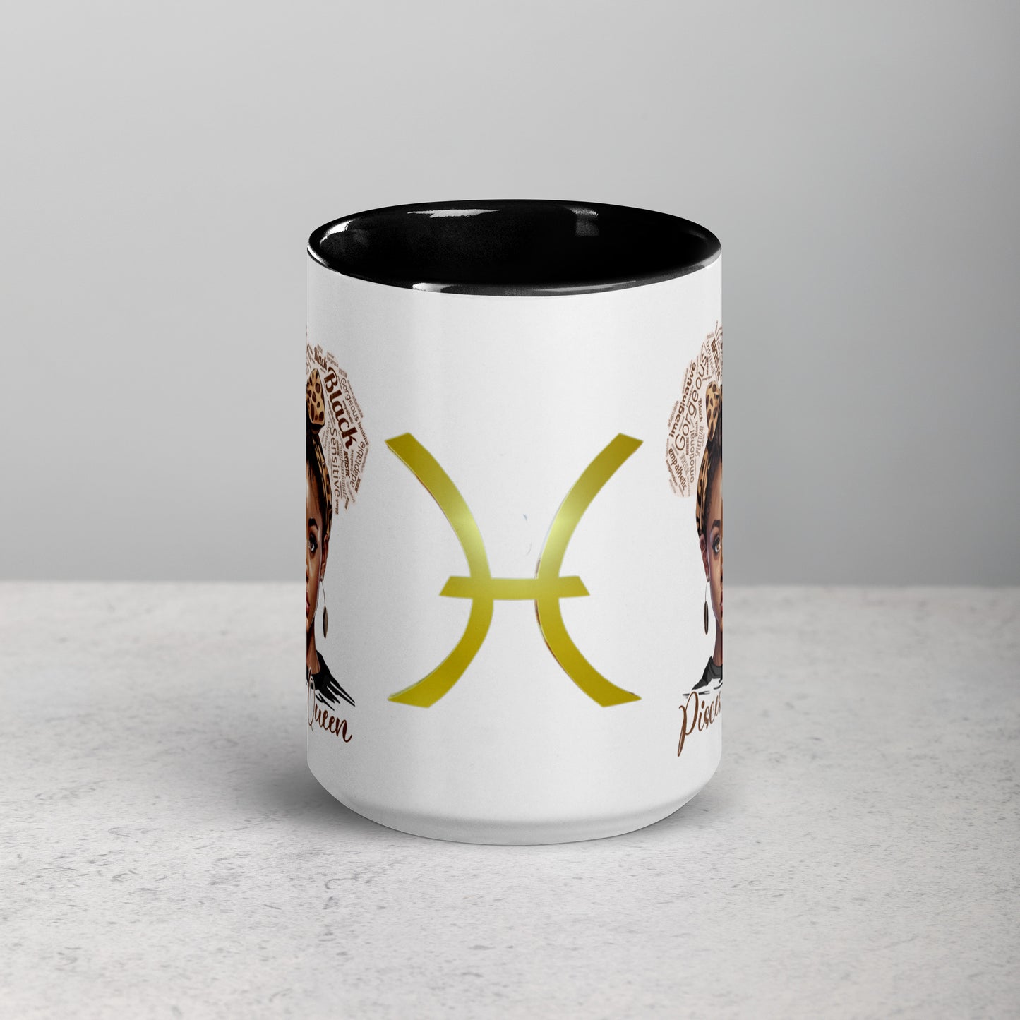 Pisces Zodiac Queen Mug