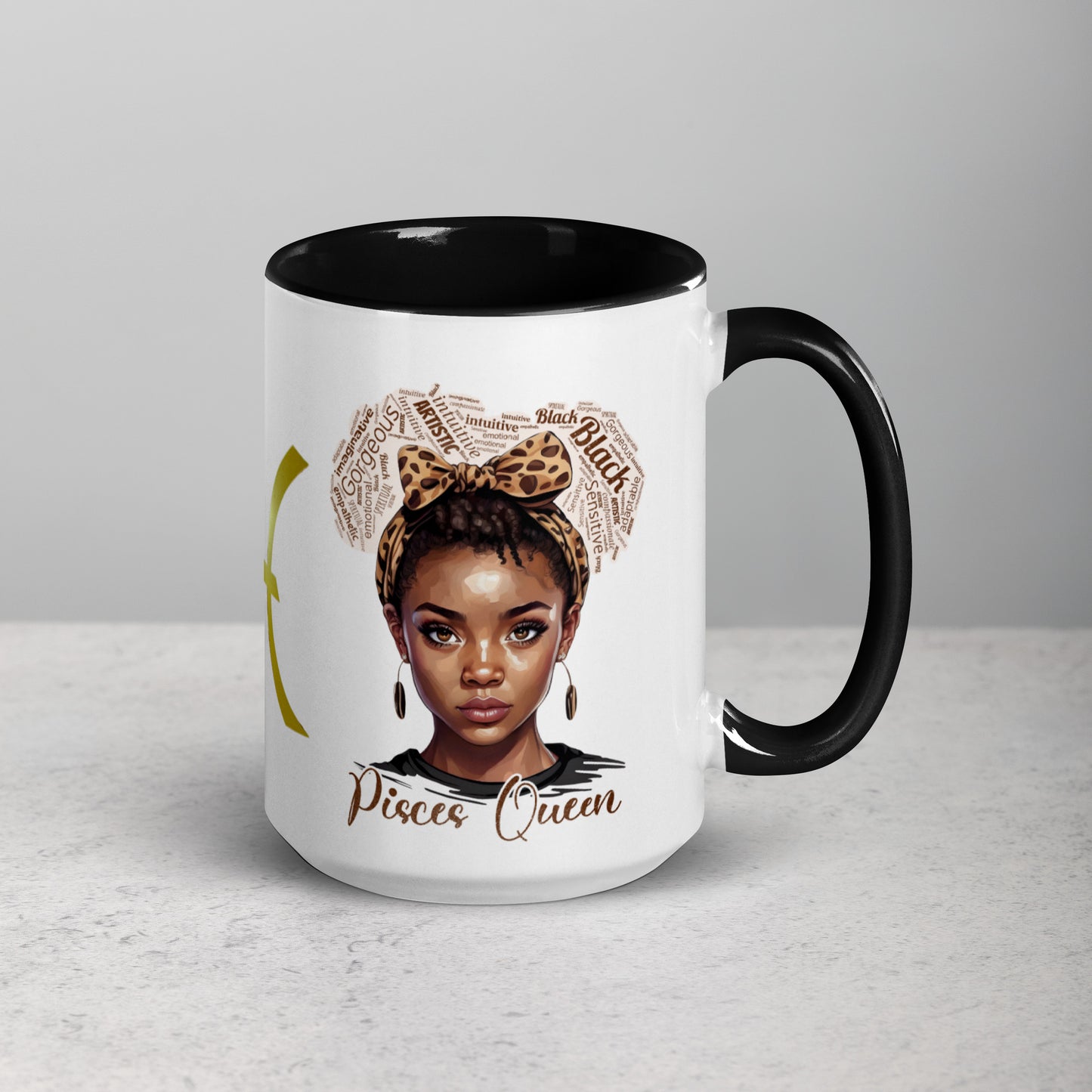 Pisces Zodiac Queen Mug