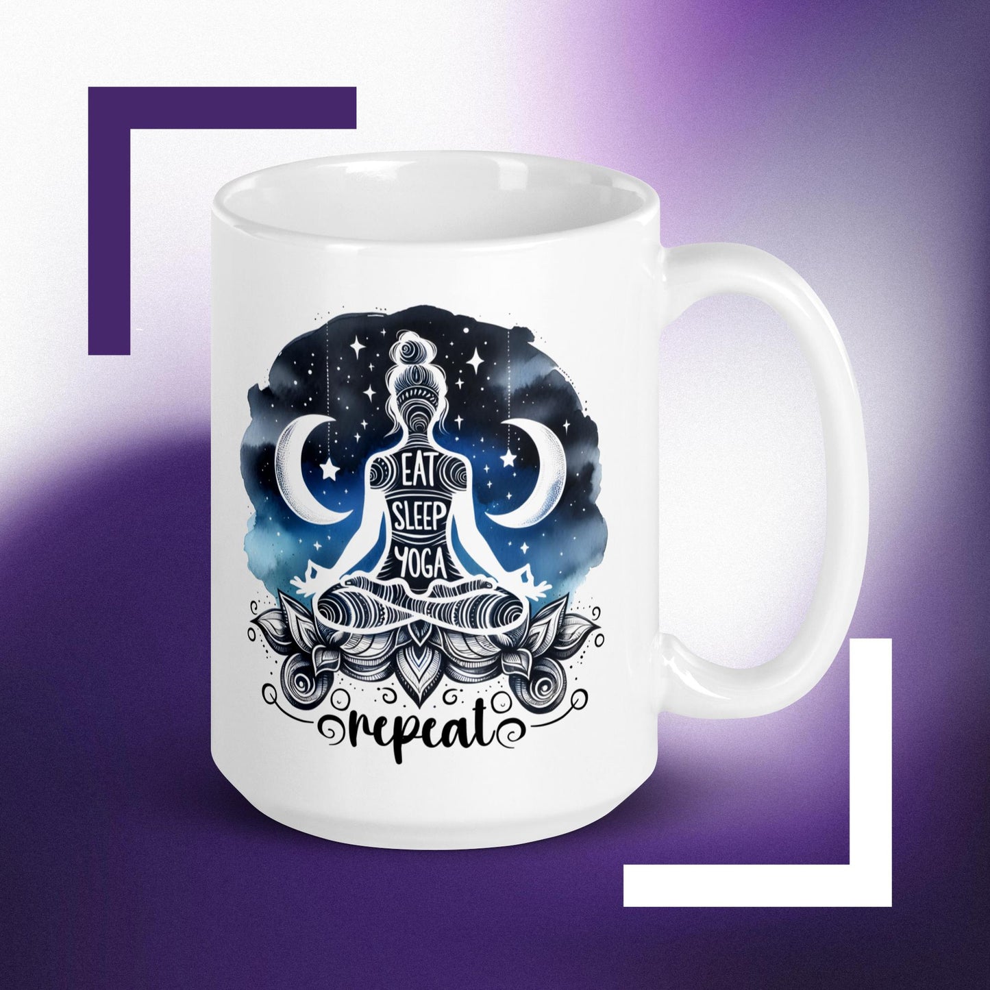Eat Sleep Yoga Repeat Mug