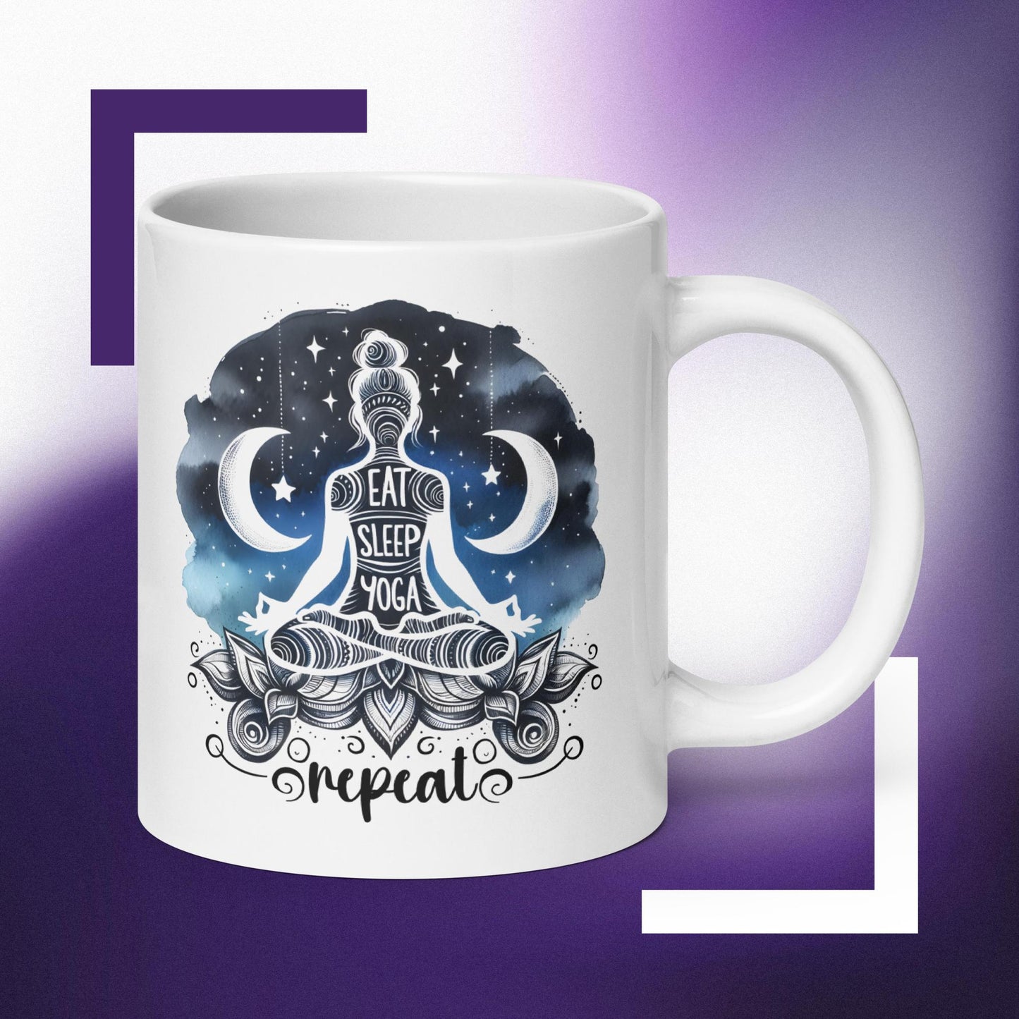 Eat Sleep Yoga Repeat Mug