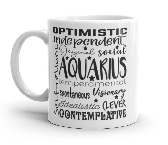 Aquarius Zodiac Mug