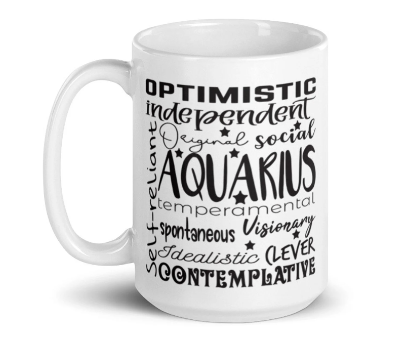 Aquarius Zodiac Mug
