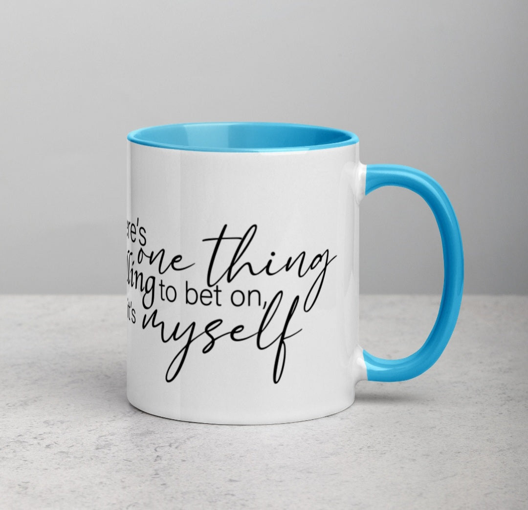 Bet on Yourself Empowerment Affirmation Mug