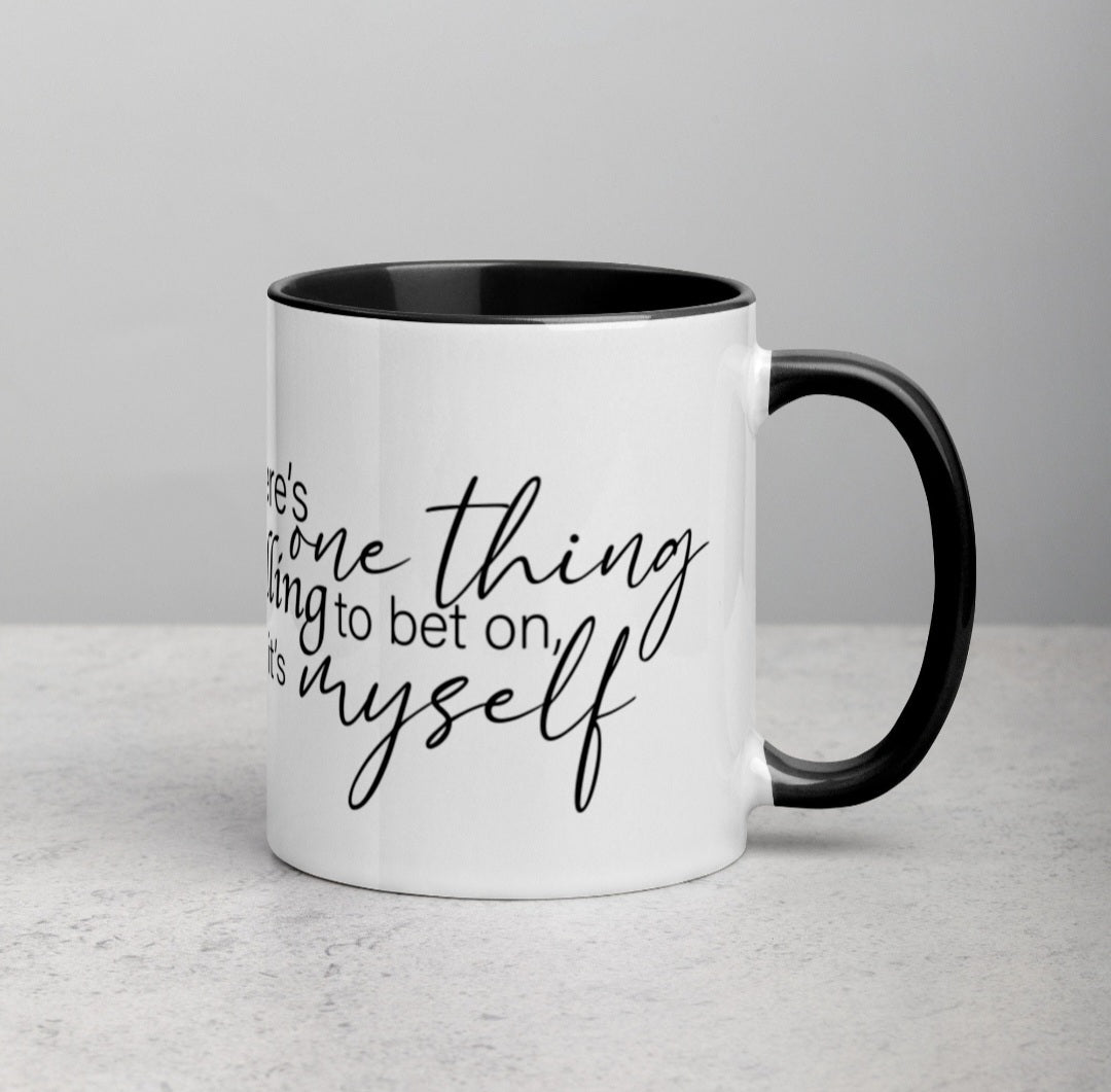Bet on Yourself Empowerment Affirmation Mug