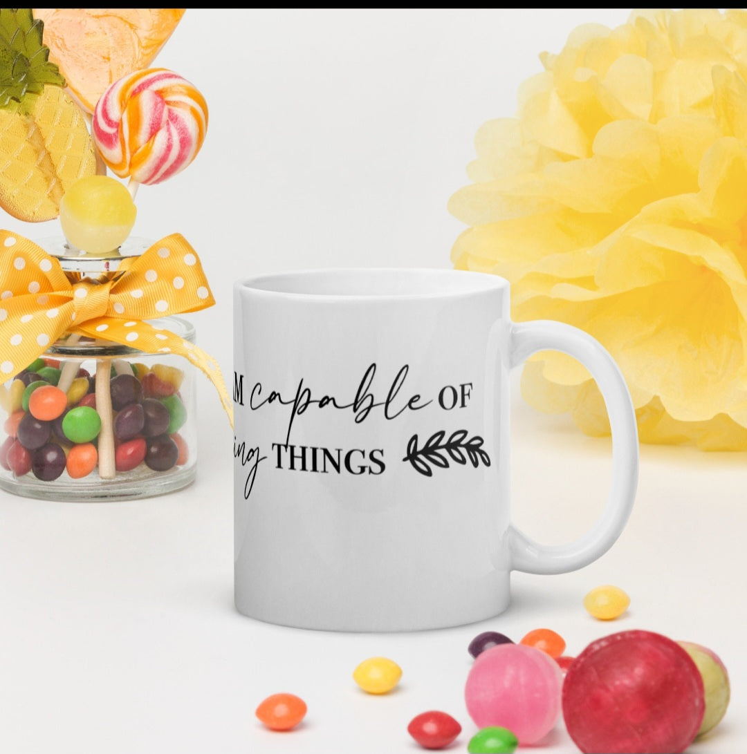 I Am Capable of Amazing Things Affirmation Mug