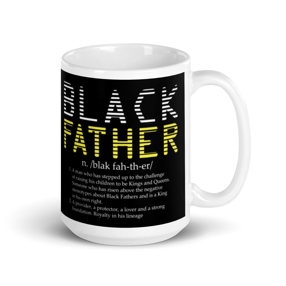 Black Father Definition Mug