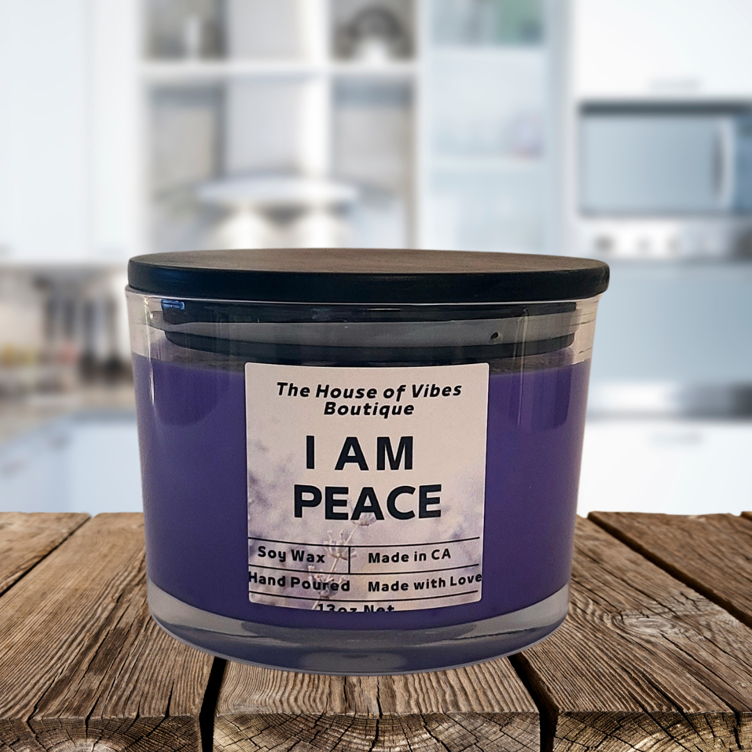 I Am Peace Candle