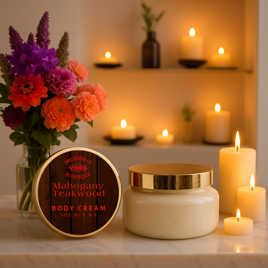 Mahogany Teakwood Body Cream
