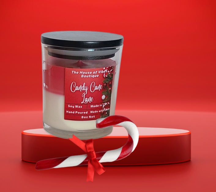 Candy Cane Lane Candle