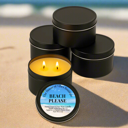 Beach Please Candle