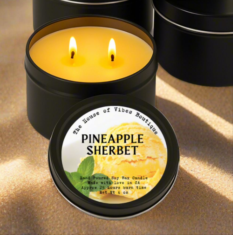 Pineapple Sherbet Candle