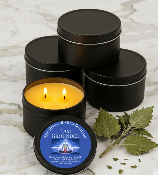 I Am Grounded Candle