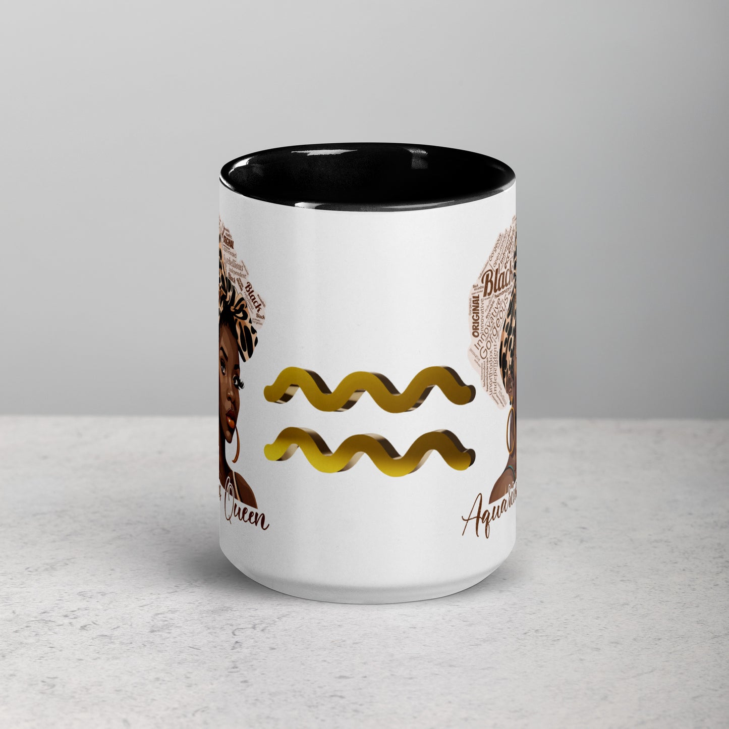 Aquarius Zodiac Queen Mug