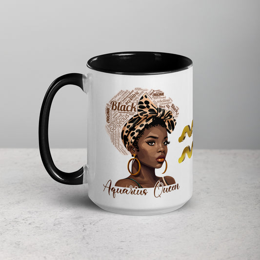 Aquarius Zodiac Queen Mug