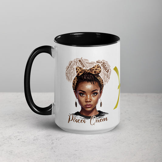 Pisces Zodiac Queen Mug