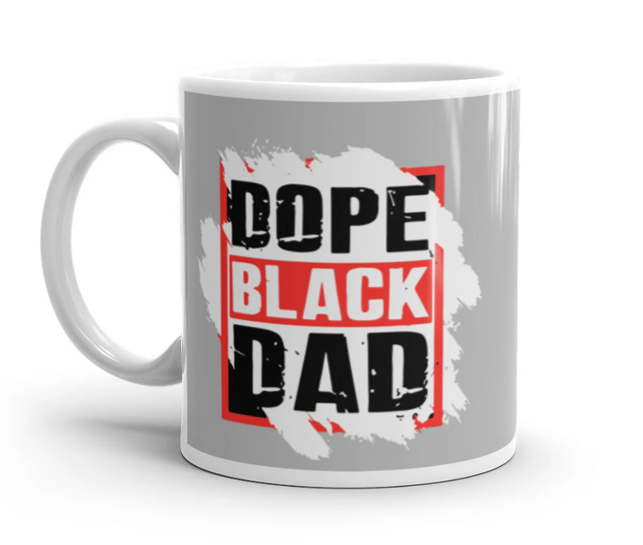 Dope Black Dad Gift Mug