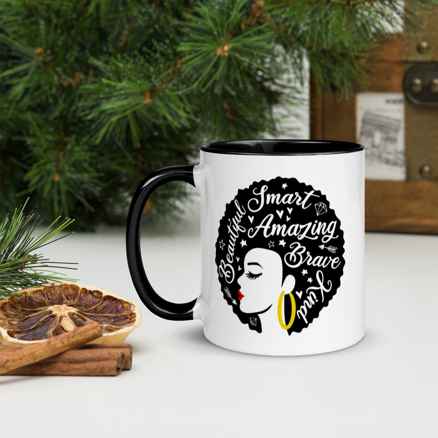 Afro Woman Affirmation Mug