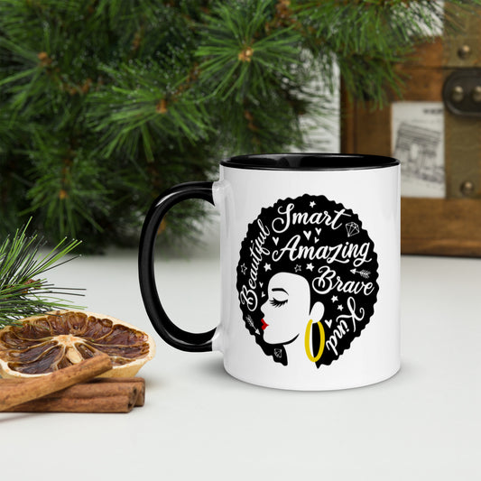 Afro Woman Affirmation Mug