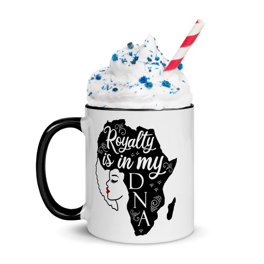 Royalty is in My DNA Afro Woman Mug