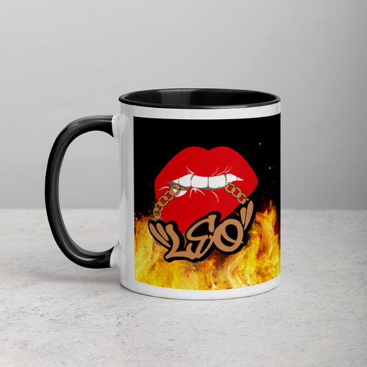 Fire Sign Leo Zodiac Birthday Mug