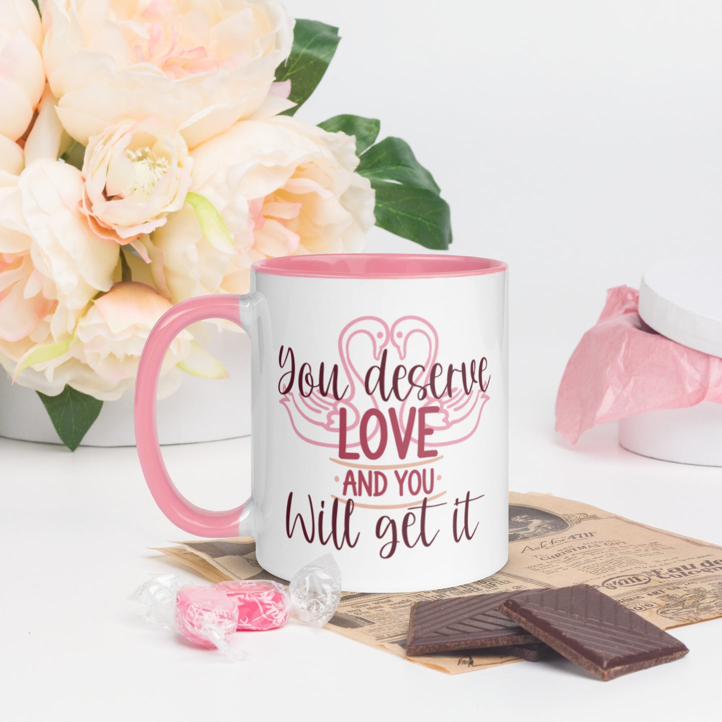 You Deserve Love Affirmation Mug
