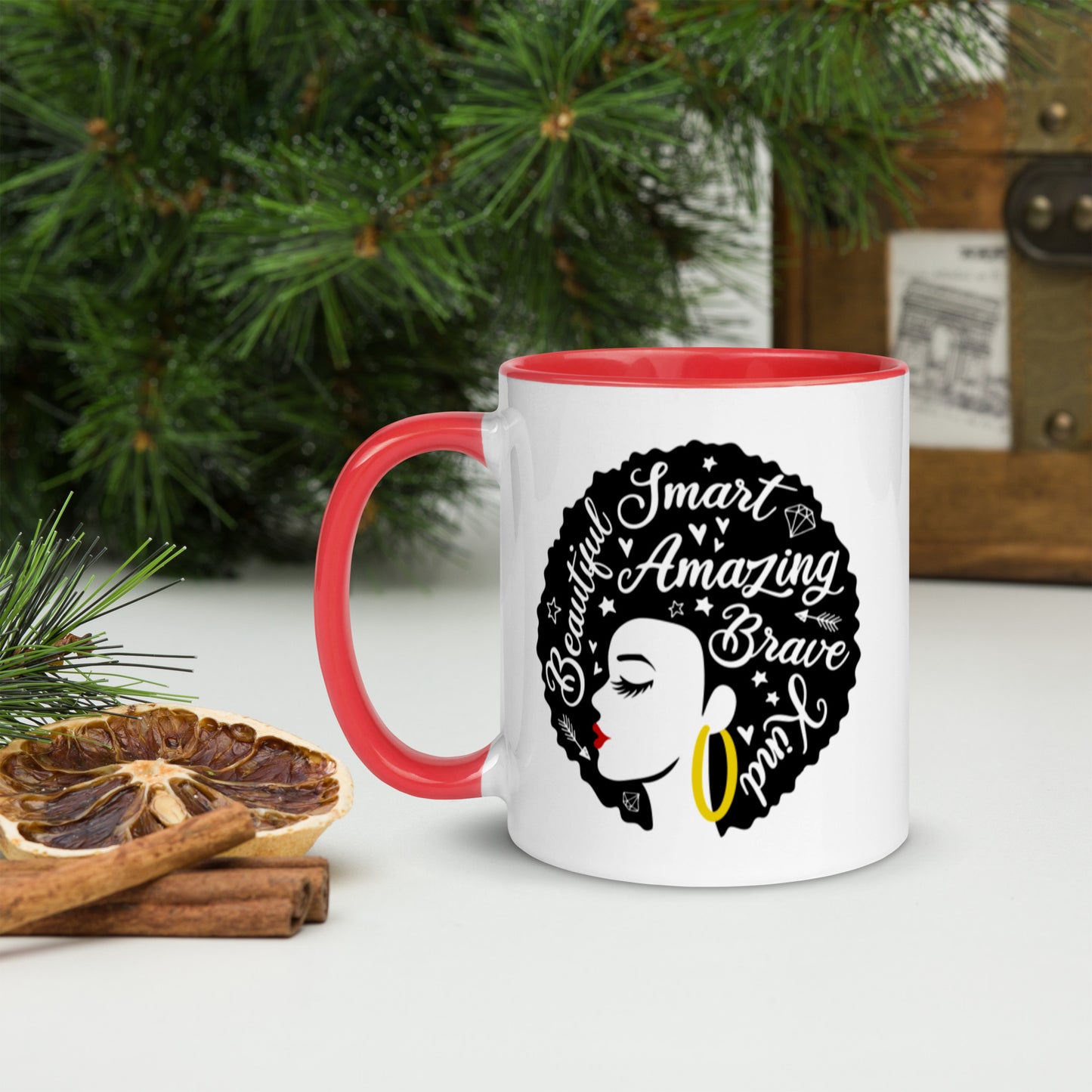 Afro Woman Affirmation Mug