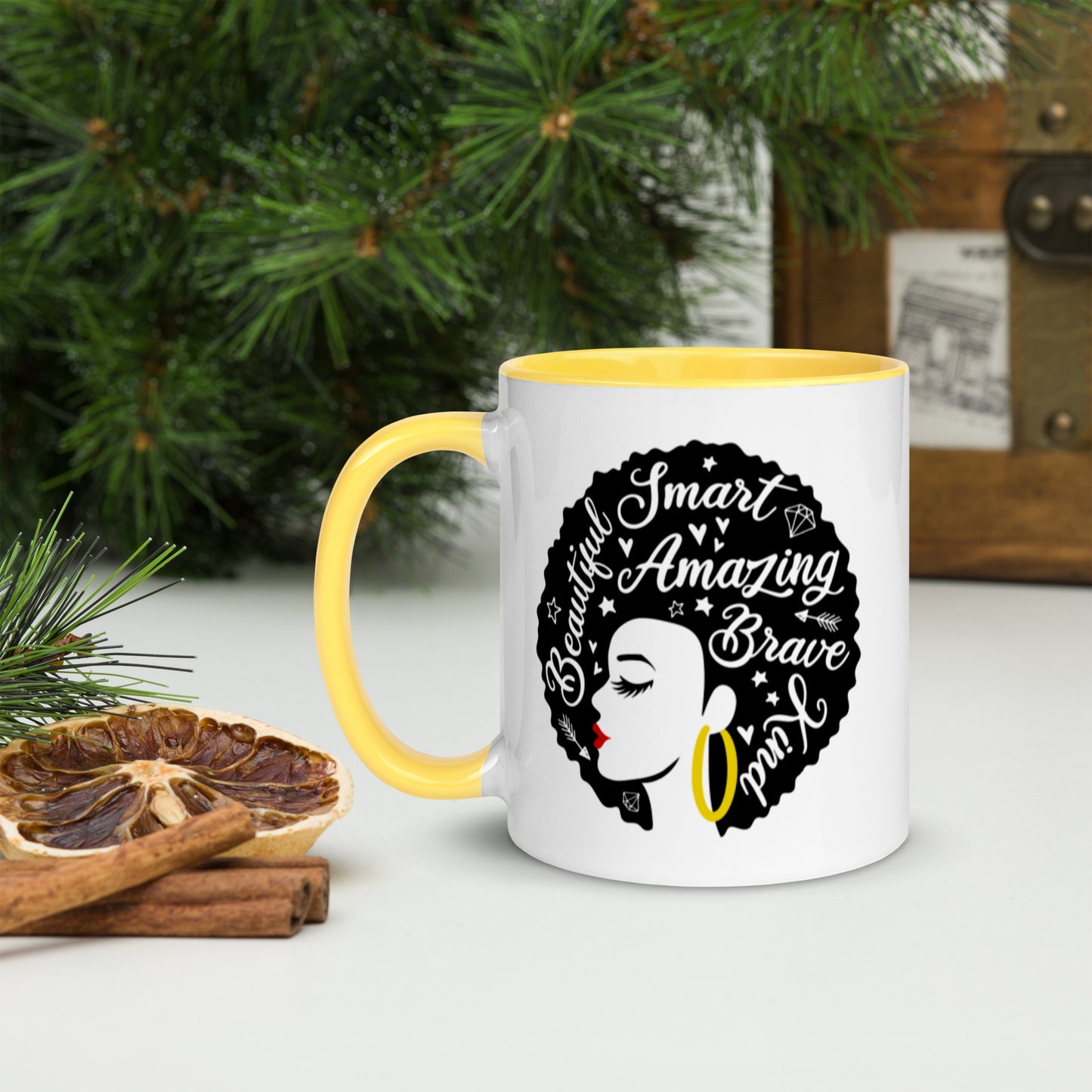 Afro Woman Affirmation Mug