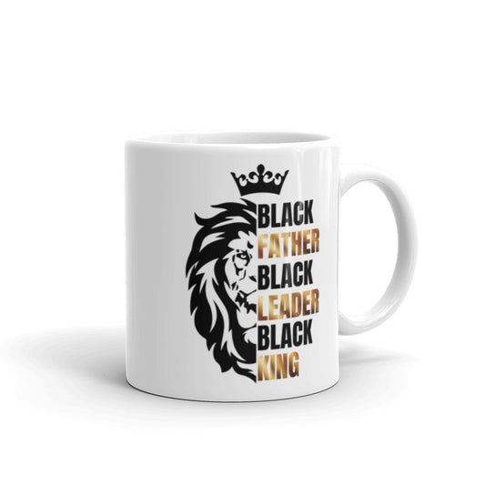 Black King White Ceramic Mug