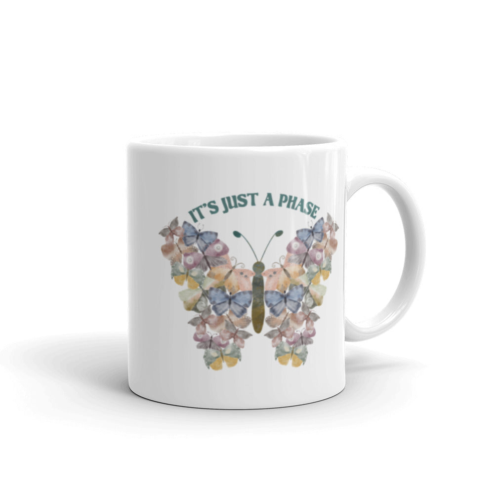 It's Just a Phase Inspirational Butterfly Gift Mug