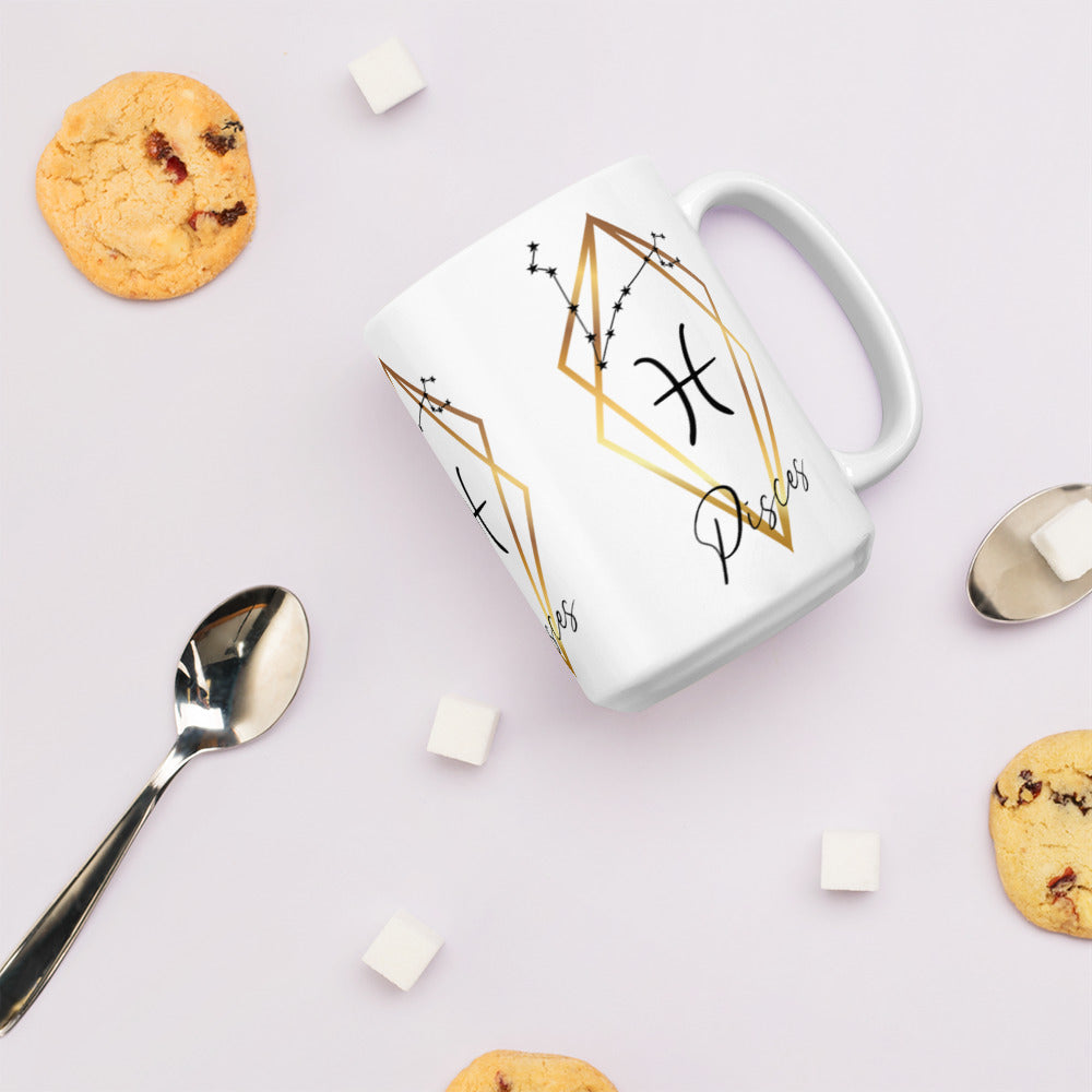 Pisces Constellation Zodiac Mug