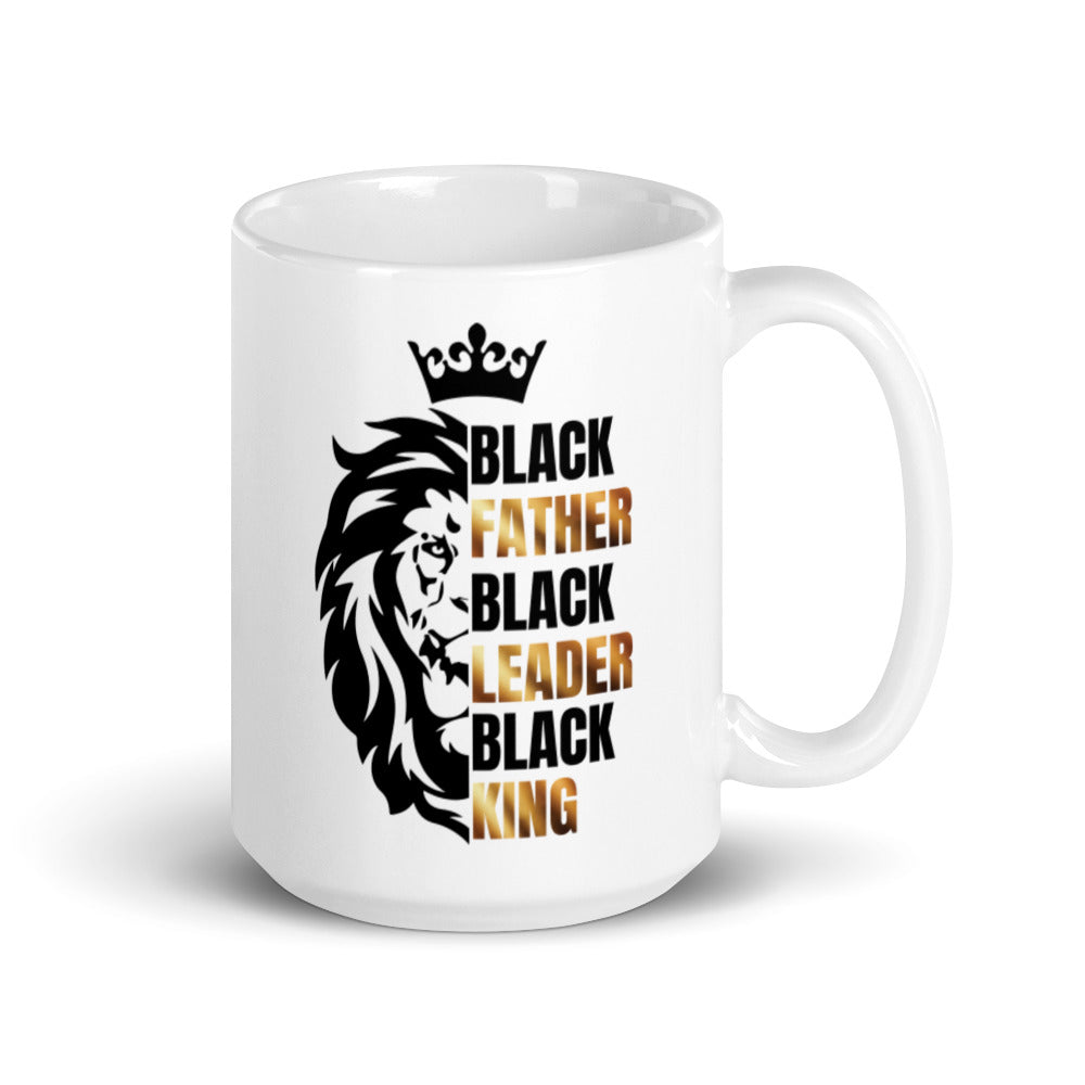 Black King White Ceramic Mug