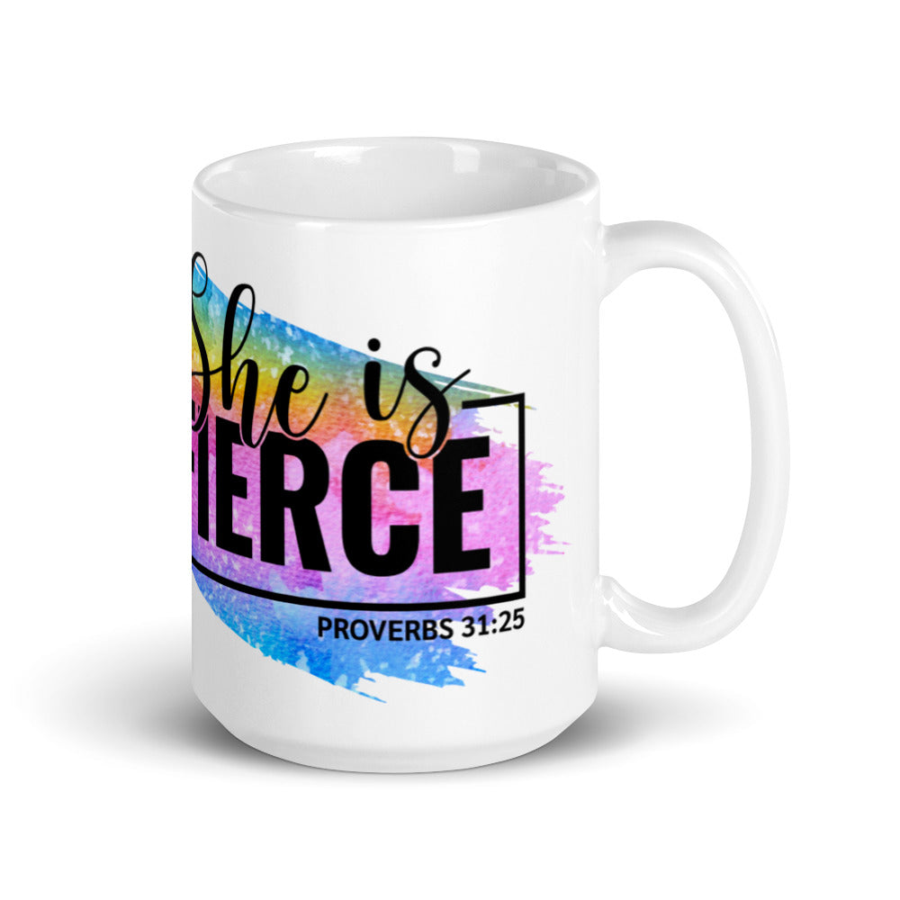 She is Fierce Motivational Mug